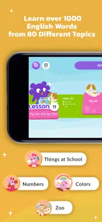 Galaxy Kids : English For kids Screen Shot 1