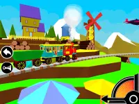 3D 기차 운전 게임 아이 들을 위한 Screen Shot 10