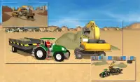 Sand Tractor Transporter Sim Screen Shot 9