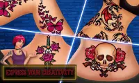 виртуальный художник тату-мейкера: татуировки игры Screen Shot 1