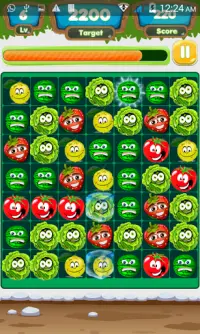 Fruit & Veggies : Link Line Match 3 Puzzle Game Screen Shot 19