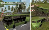 육군 버스 운전 시뮬레이터 2017 - 수송 의무 Screen Shot 9