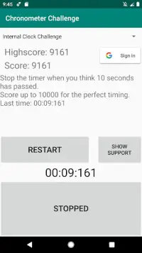 Chronometer Challenge Screen Shot 0