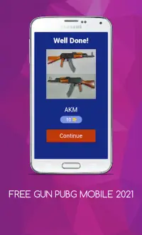 Guess the gun in pubg mobile FREE GUN  2021 Screen Shot 1