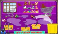 Supermarket - Bersihkan permainan untuk anak-anak Screen Shot 3