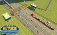 Oil Tanker Long Trailer Truck Simulator-Road Train Screen Shot 0