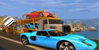 Car Transport Trailer Truck 3D Screen Shot 3