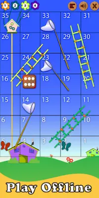 Snakes & Ladders - Free Offline Board Game Screen Shot 2