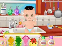 game Baby bath in the Kitchen Screen Shot 4