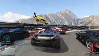 मेगा रैंप कार गेम: कार रेसिंग Screen Shot 0