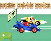 racing driving sonica Screen Shot 0