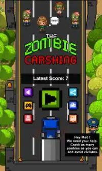 Zombie Crashing Screen Shot 0