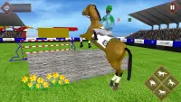 Jumping Horse Simulator : Derby Horse Race 3D Screen Shot 1