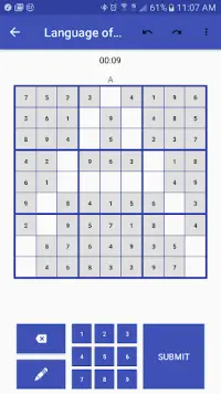 Language of Sudoku Screen Shot 0