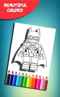 How to color Lego Batman (coloring game) Screen Shot 2