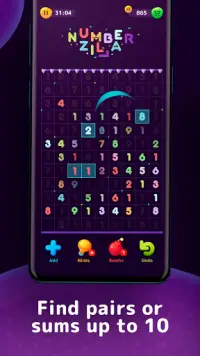 Numberzilla - Number Games Screen Shot 2