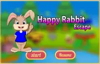 Free New Escape Game 124 Happy Rabbit Escape Screen Shot 0