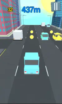 Rushy City: Traffic Dodge Runner Screen Shot 6