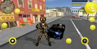 Amazing Neon Iron Stickman Rope Hero Gangstar City Screen Shot 0