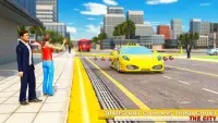 फ्लाइंग गाड़ी परिवहन: टैक्सी ड्राइविंग खेल Screen Shot 2
