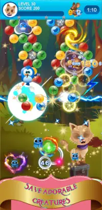 Pop Catly Puzzle - Best Bubble Shooter Witch 2021 Screen Shot 1