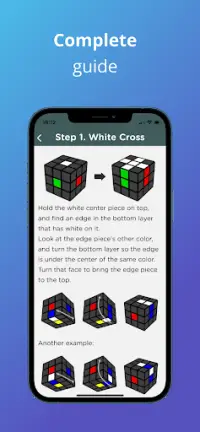Rubik Cube Solver and Guide Screen Shot 3