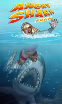 Angry Shark Rush Screen Shot 0