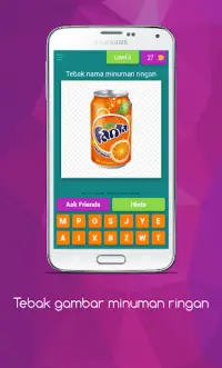 Tebak Gambar soft drink Screen Shot 3