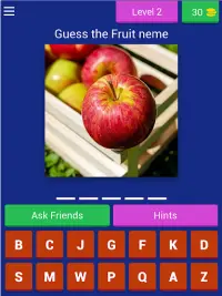 Fruits - Vegetables Quiz Screen Shot 12