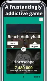Higher Lower : Internet Search Screen Shot 18