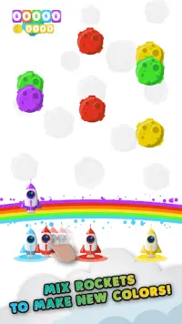 Rainbow Rocket - Color Match Mayhem Screen Shot 2