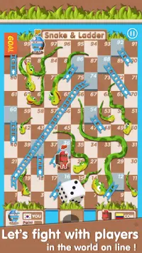 Snakes and Ladders Deluxe(Fun game) Screen Shot 3