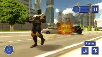 Flying super-herói Panther Rescue missão assalto Screen Shot 0