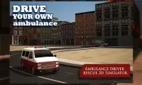 Ambulance Driver Rescue 3D Sim Screen Shot 3