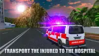 Airplane Crash-Ambulance Sim Screen Shot 2