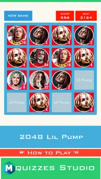 2048 Lil Pump Special Edition Game Screen Shot 2