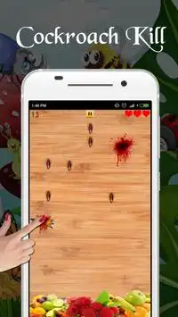 Cockroach Smasher Game Screen Shot 1