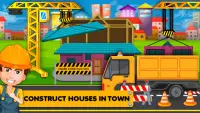 Town House Builder: City Construction Games Screen Shot 3