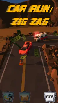 Car Run:Zig Zag Screen Shot 6