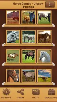 Horse Games - Jigsaw Puzzles Free Screen Shot 1