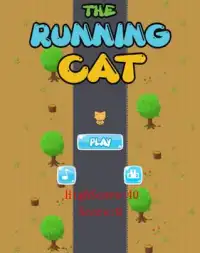 The Running Cat – Endless Cat Jumper Arcade Screen Shot 0