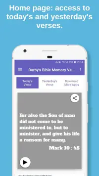 Darby's Bible Verses Memorization Game - Offline Screen Shot 1
