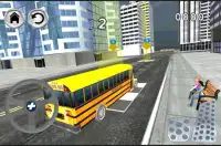 bus sekolah parkir simulator Screen Shot 1
