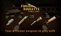 Doigt Roulette 2 (Jeu Couteau) Screen Shot 2