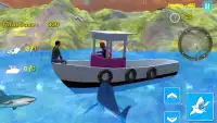 Deadly Shark Simulator : Blue whale  hunting Game Screen Shot 2