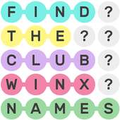 Find the names from the Club Winx