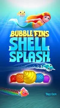 Bubble Fins - Shell Splash Screen Shot 0
