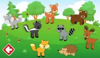 Animated puzzle game animals Screen Shot 7