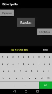 Bible Spelling Game – learn the books of the Bible Screen Shot 2