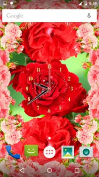 Rose Flower Clock Screen Shot 10
